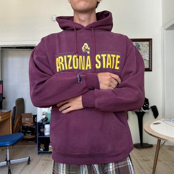 Vintage Jansport Arizona State University Sun Devils Hoodie - Picture 2 of 7